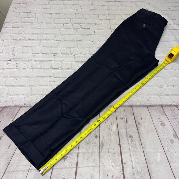 NWT Vintage Nautica Men Wool Cashmere Flannel Pants Size 32x32 Pleated D050 -11 - Picture 6 of 16